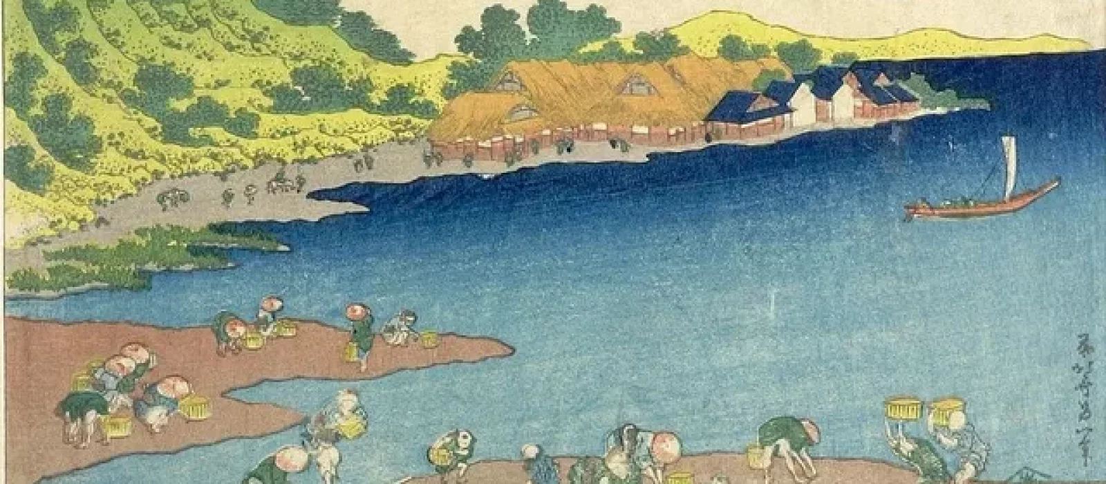 Hokusai`s Noboto Shimosa from the series Chie no Umi
