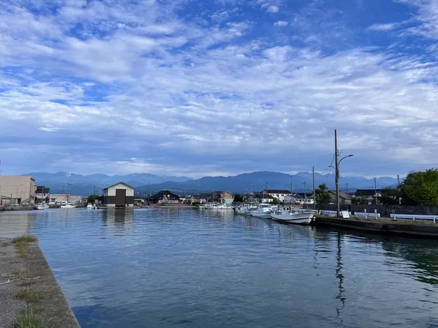 The small harbour of Ikuji.